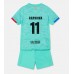 Barcelona Raphinha Belloli #11 Babykleding Derde Shirt Kinderen 2023-24 Korte Mouwen (+ korte broeken)